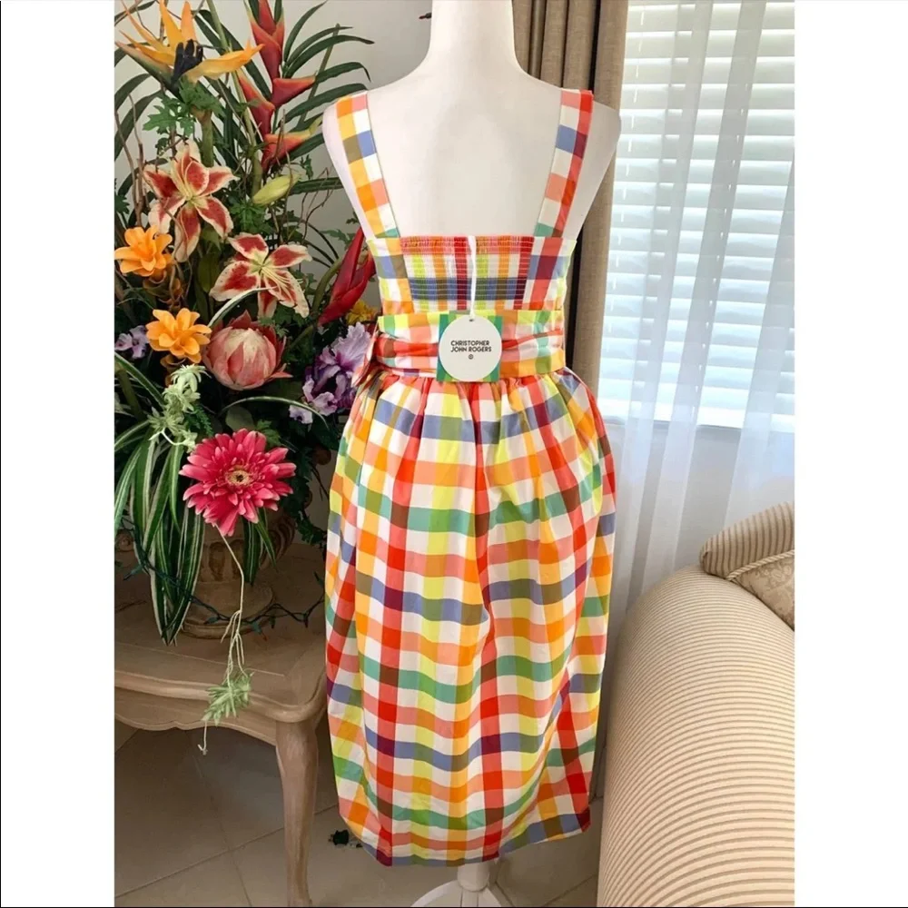 NWT Christopher John Rogers x Target Plaid Dress. Size 2 - Picture 12 of 13